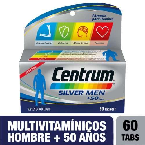 CENTRUM SILVER MEN+ 50 X 60 TABLETAS