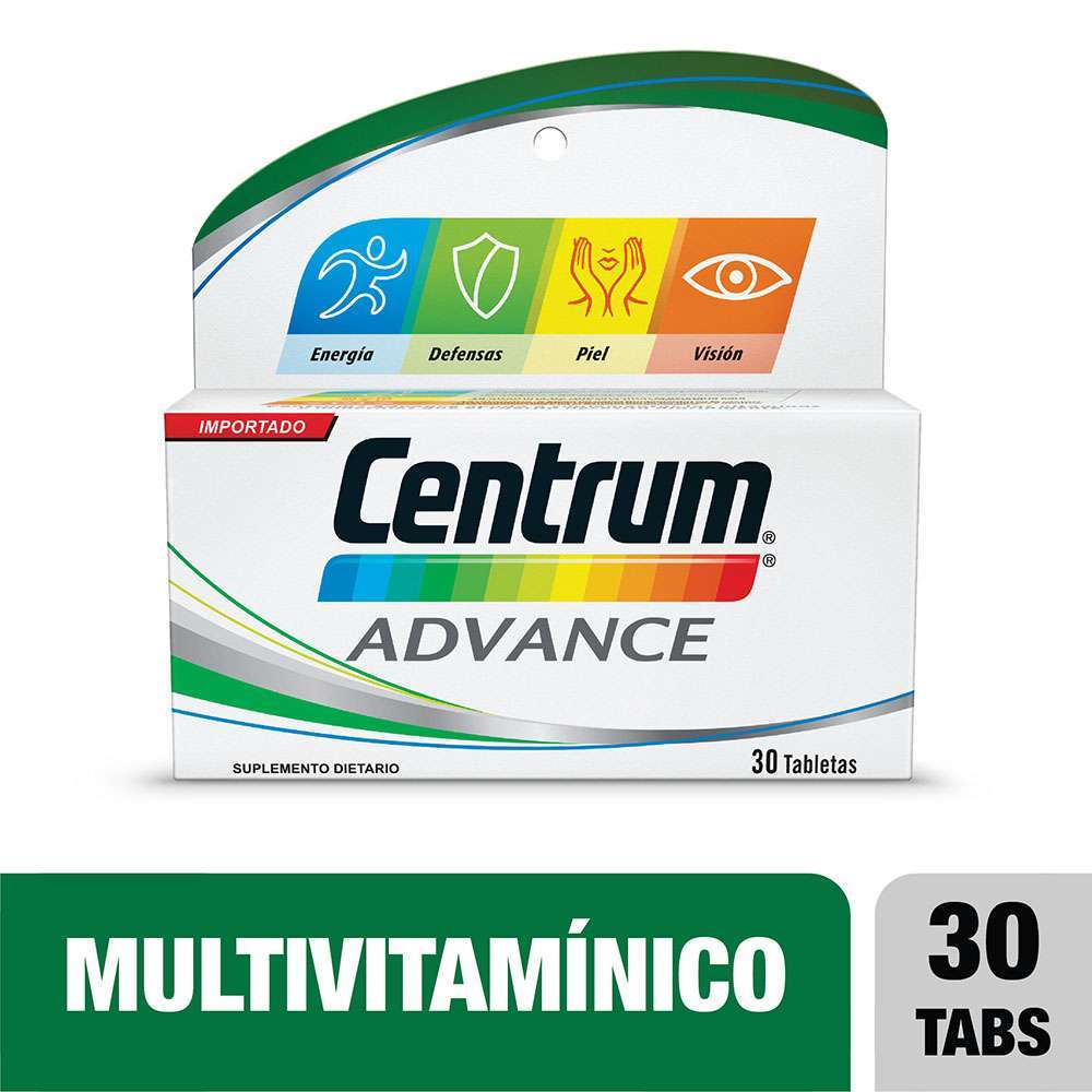 CENTRUM ADVANCE X 30 TABLETAS