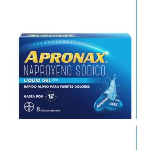 APRONAX  LIQUIDO GEL 275 MG X 8 CAPSULAS BLANDAS