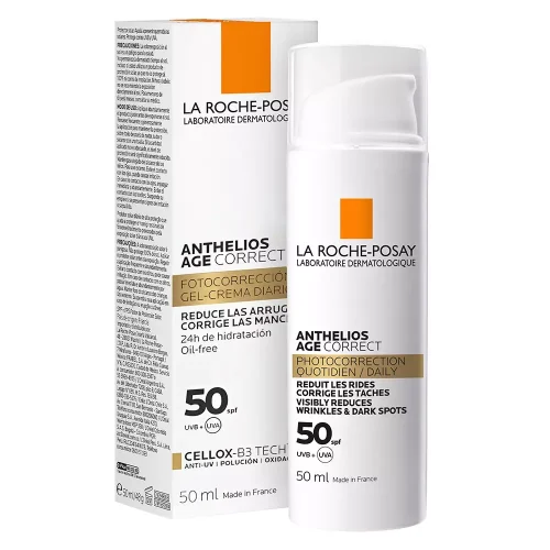 ANTHELIOS AGE CORRECTOR GEL SPF 50 SIN COLOR X 50 ML .