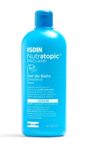 NUTRATOPIC  PRO AMP GEL  BAÑO EMOLIENTE X 400 ML