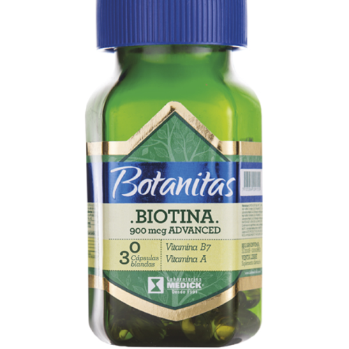 BIOTINA 900 MCG ADVANCED X 30 CAPSULAS