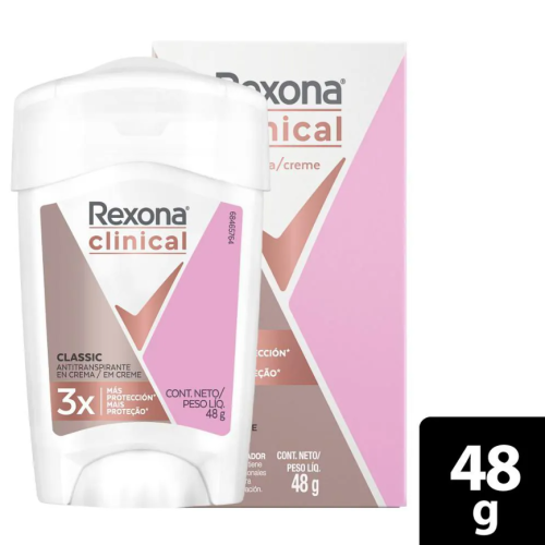 DESODORANTE REXONA CLINICAL WOMEN CLASSIC X 48 GR