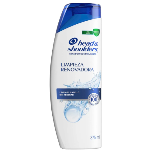 HEAD SHOULDERS SHAMPOO LIMPIEZA RENOVADORA 375 ML