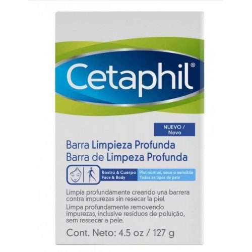 CETAPHIL JABON BARRA LIMPIEZA PROFUNDA X127GR