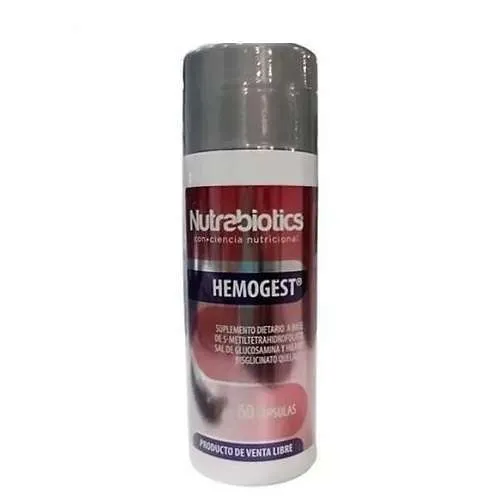 HEMOGEST NUTRABIOTICS X  60 CAPSULAS