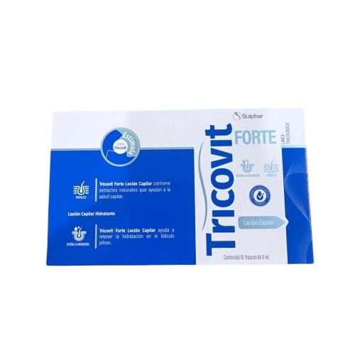 TRICOVIT FORTE LOCION 10 FRASCOS X 8 ML