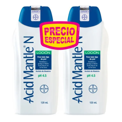 ACID MANTLE N LOCIÓN X 120 ML 2 X 1