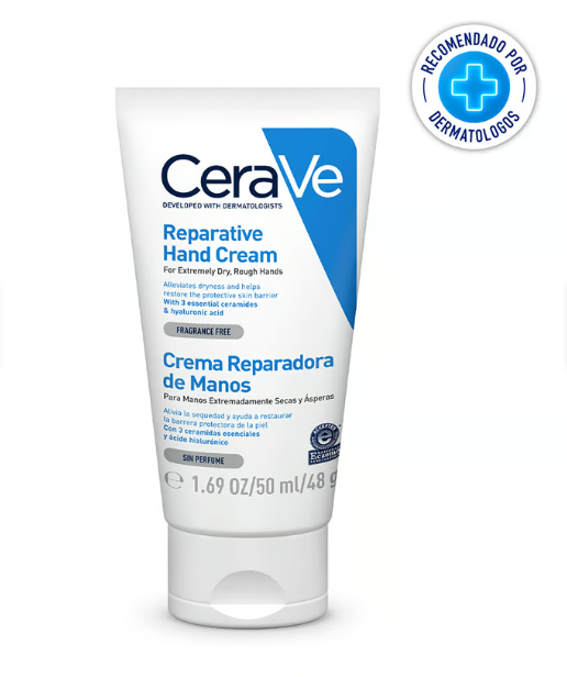 CERAVE CREMA REPARADORA DE MANOS X 50ML SIN PERFUME
