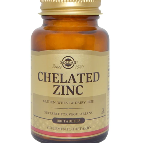 CHELATED  ZINC  X 100 TABLETAS