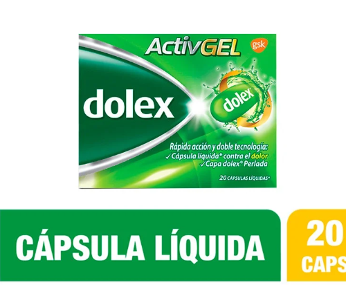 DOLEX ACTIVE GEL X 20 CAPSULAS