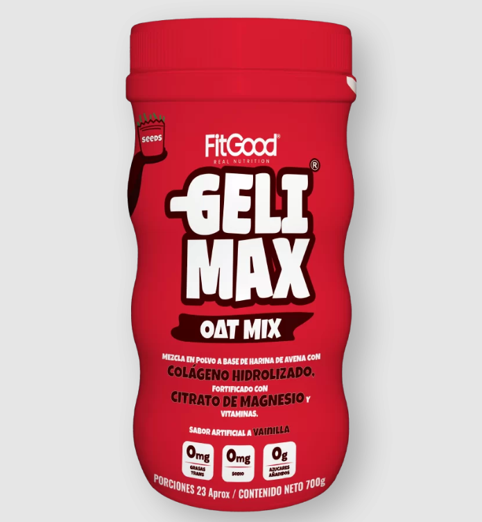 COLAGENO HIDROLIZADO GELIMAX VAINILLA X 700 GR(ROJO)