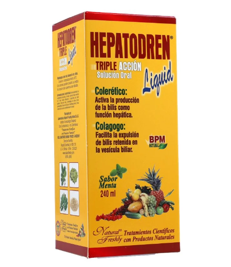HEPATODREN TRIPLE ACCION SOLUCION ORAL X 240ML