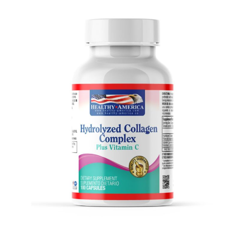 HYDROLYZED COLLAGEN COMPLEX PLUS VITAMIN C X 100 CAPSULAS