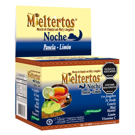 MIELTERTOS NOCHE PANELA LIMON  X 24 SOBRES