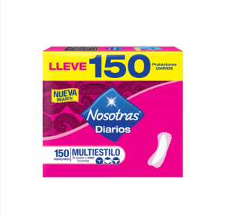 NOSOTRAS PROTECTORES MULTIESTILO X 150 UNIDADES