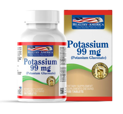 POTASSIUM 99 MG X 100 TABLETAS