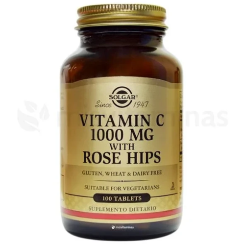 VITAMINA C 1000 MG WITH ROSE HIPS X  100 TABLETAS