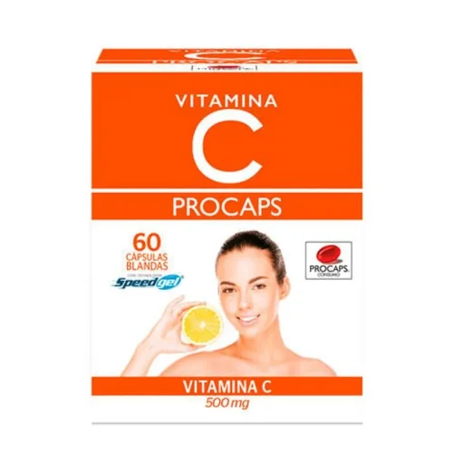 VITAMINA C  500 MG  X  60 CAPSULAS BLANDAS