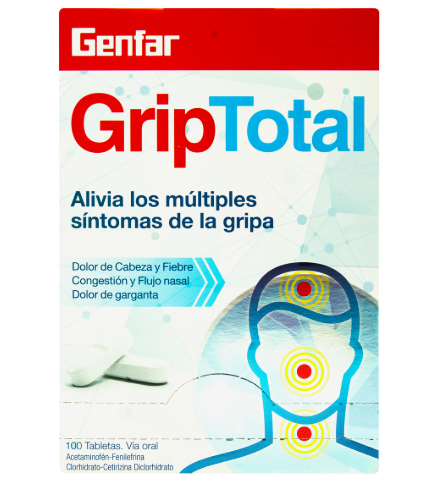 GRIPTOTAL X 100 TABLETAS