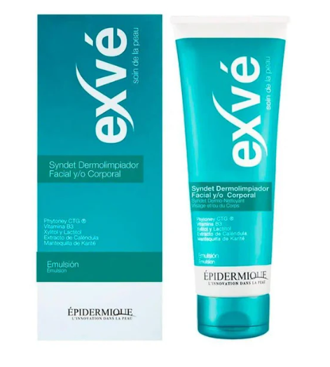 EXVE SYNDET DERMO NETTOYANT EMULSION FACIAL/ CORP X 250 ML