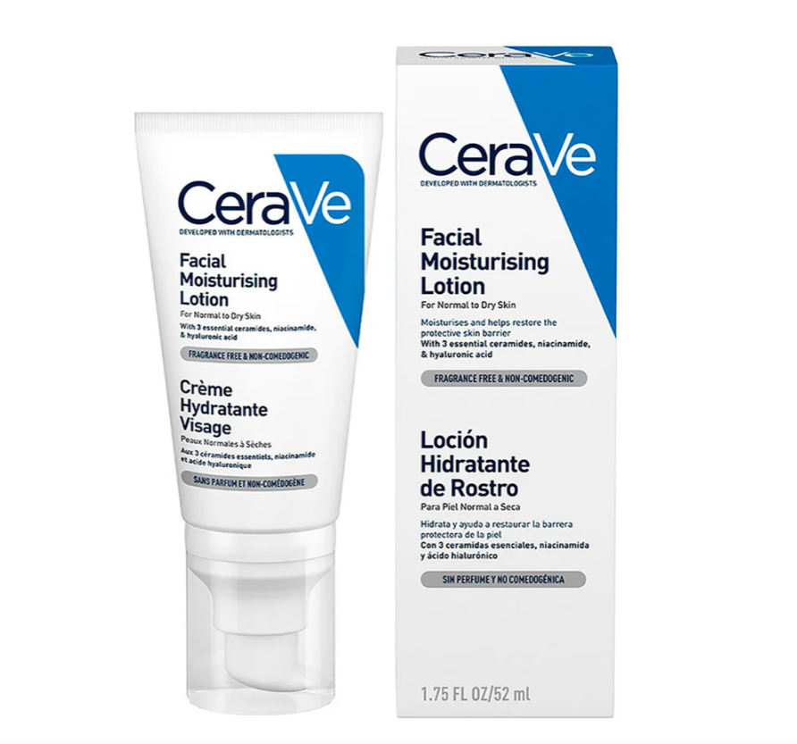 CERAVE LOCION HIDRATANTE DE ROSTRO X 52 ML