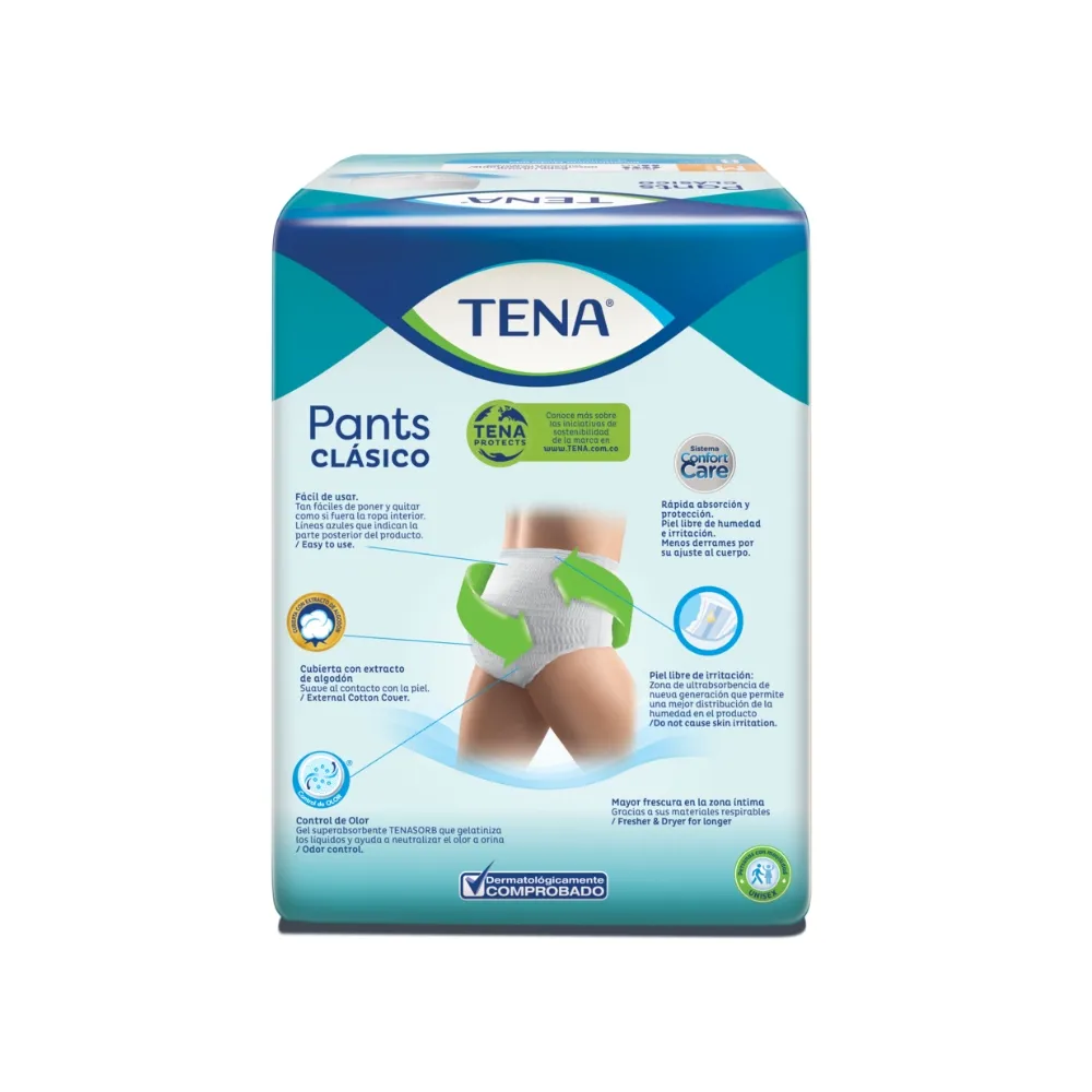 TENA PANTS COMFORT M X 8 UNIDADES - Image 2