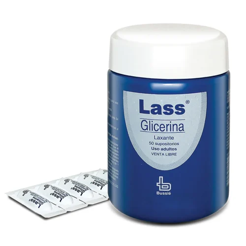 LASS GLICERINA ADULTO X 50 SUPOSITORIOS