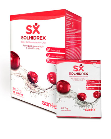 SUERO ORAL CEREZA X 30 SOBRES (SOLHIDREX)