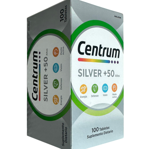CENTRUM SILVER 50+ X 100 TABLETAS