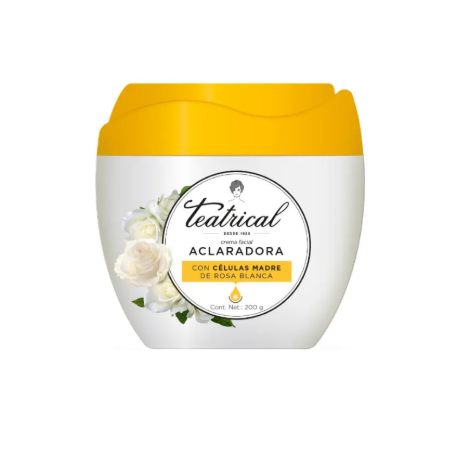 TEATRICAL ACLARADORA CREMA FACIAL X 200 GR