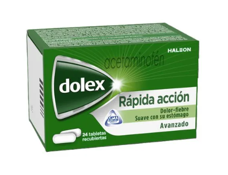 DOLEX 500 MG AVANZADO DOBLE ACCION  FRASCO 24 tabletas