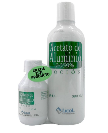 ACETATO DE ALUMINO 500+120ML