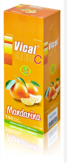 VITAMINA C MANDARINA X 144 TABLETAS
