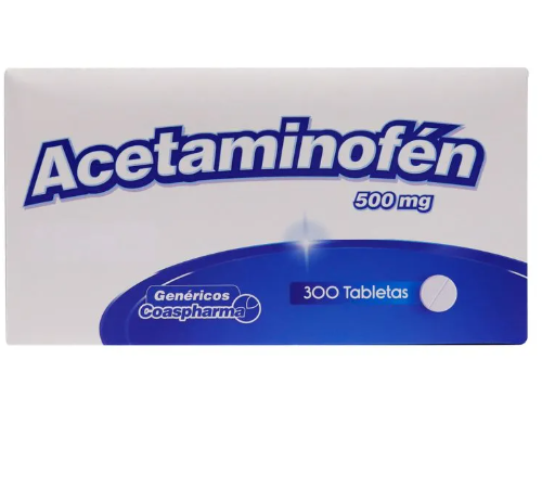 ACETAMINOFEN 500 MG X 300 TABLETAS