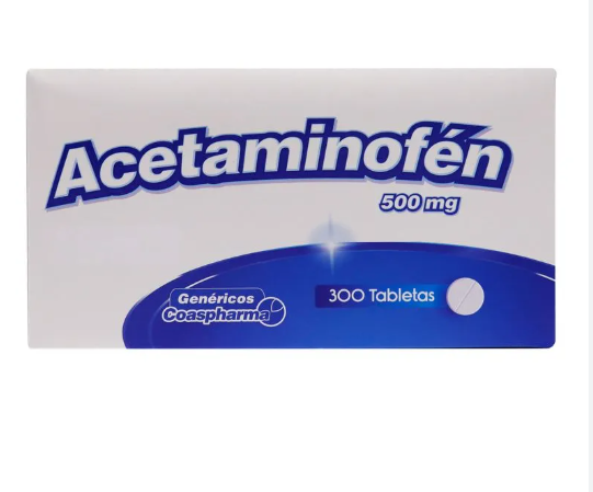 ACETAMINOFEN 500 MG X 300 TABLETAS