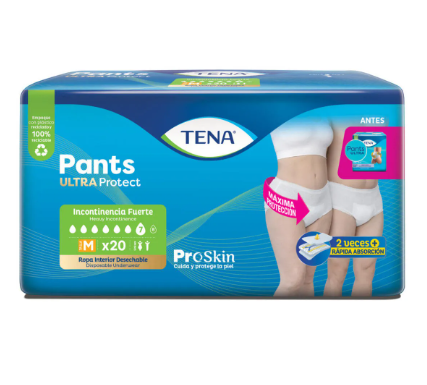 TENA PANTS ULTRA M X 20 UNIDADES
