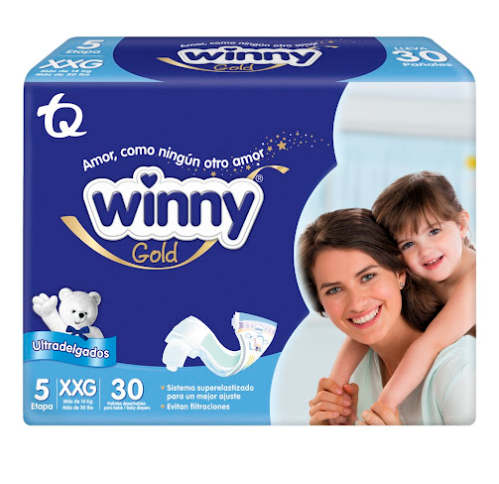 PAÑAL WINNY GOLD ULTRADELGADOS  ETAPA 5 X 30 UNIDADES