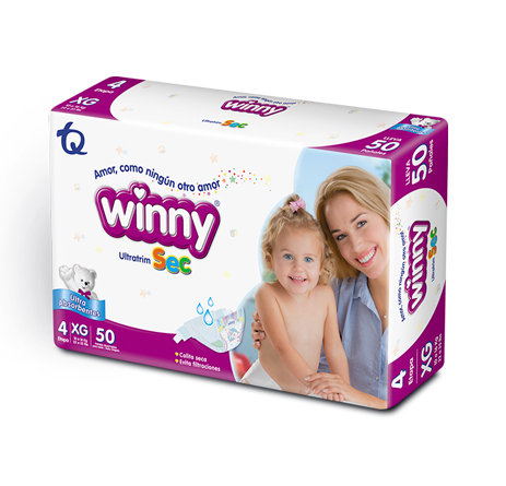 WINNY ULT/SEC ET 4 X 50 UNIDADES
