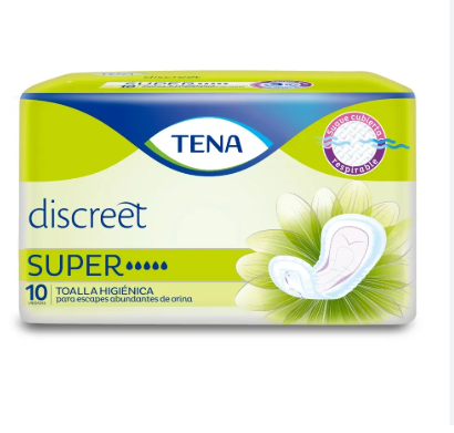 TENA MUJER SUPER X 10 UNIDADES