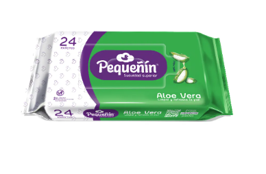 PAÑITOS PEQUEÑIN ALOE X 24 UNIDADES