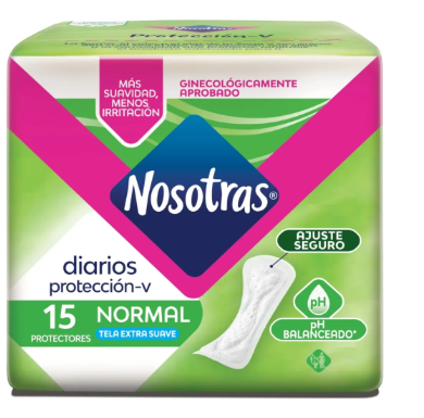NOSOTRAS PROTECTORES NORMAL X 15 UNIDADES