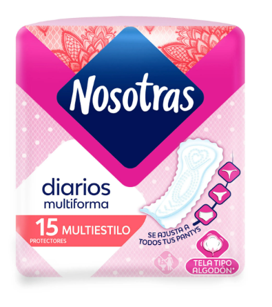 NOSOTRAS PROTECTORES MULTIESTILO X 15 UNIDADES