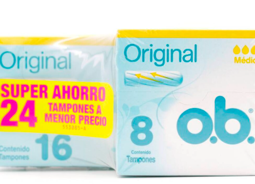 TAMPONES O.B.  ORIGINAL MEDIO X  24 UNIDADES