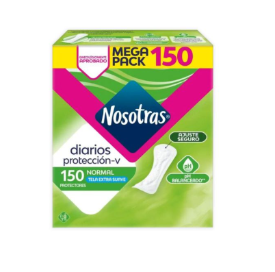 NOSOTRAS PROTECTORES NORMAL ECONOPACK X 150 UNIDADES