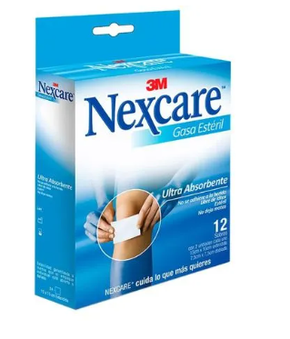 GASA ESTERIL NEXCARE X 24 UNDIDADES