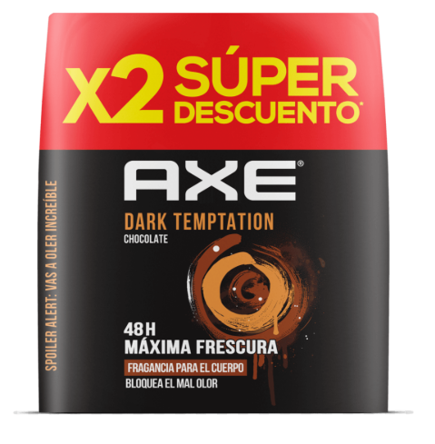 AXE DESOD/ BODY DARCK TEMTATION 2 X 1 X 150 ML