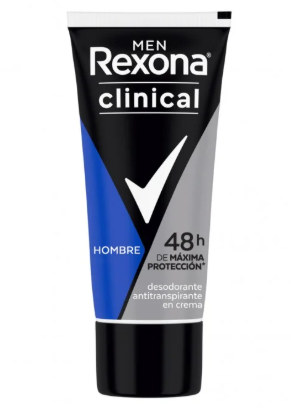 REXONA DESOD CLINICAL MEN CREMA X 30 GR AZUL