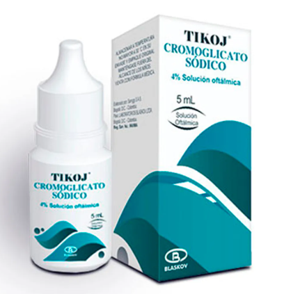 CROMOGLICATO(TIKOJ) 4% SOLUCION OFTALMICA X 5ML