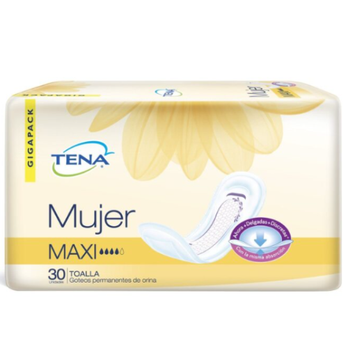 TENA MUJER MAXI X 30 UNIDADES